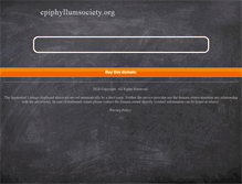 Tablet Screenshot of epiphyllumsociety.org
